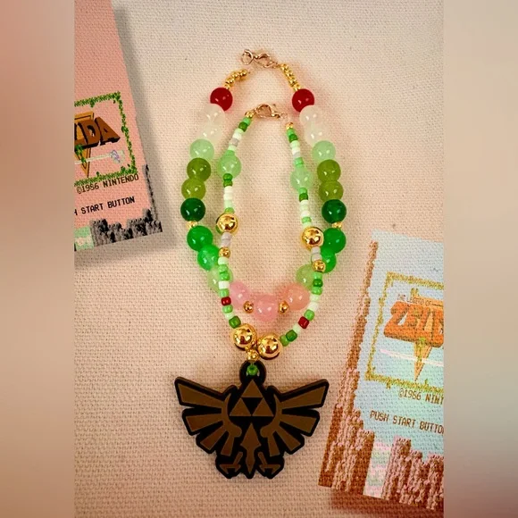 Legend of Zelda Beaded Bag Charms - Picture 2 of 8
